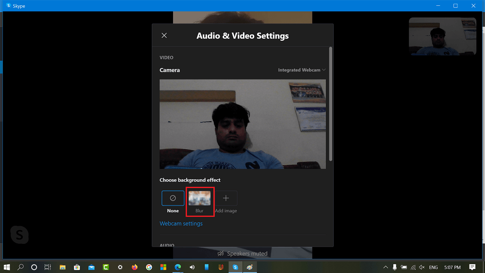 How to Blur Background of Skype Videos Calls  Skype Windows 10 App  - 65