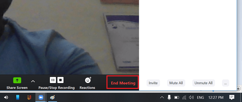 end meeting in zoom 1