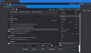 How to restore chrome tabs after closing