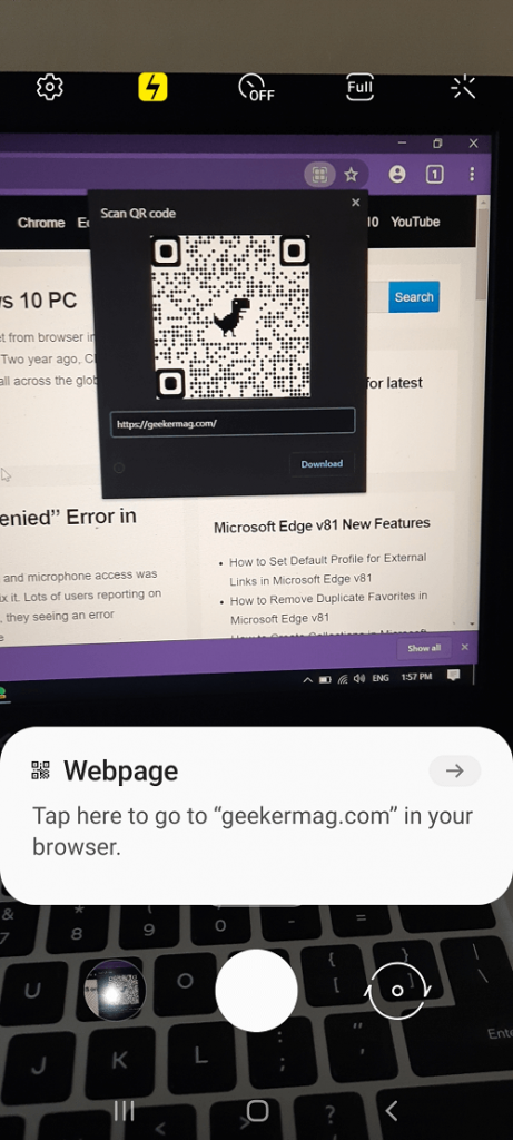 How to Share Webpage and Image via QR Code in Chrome - 15