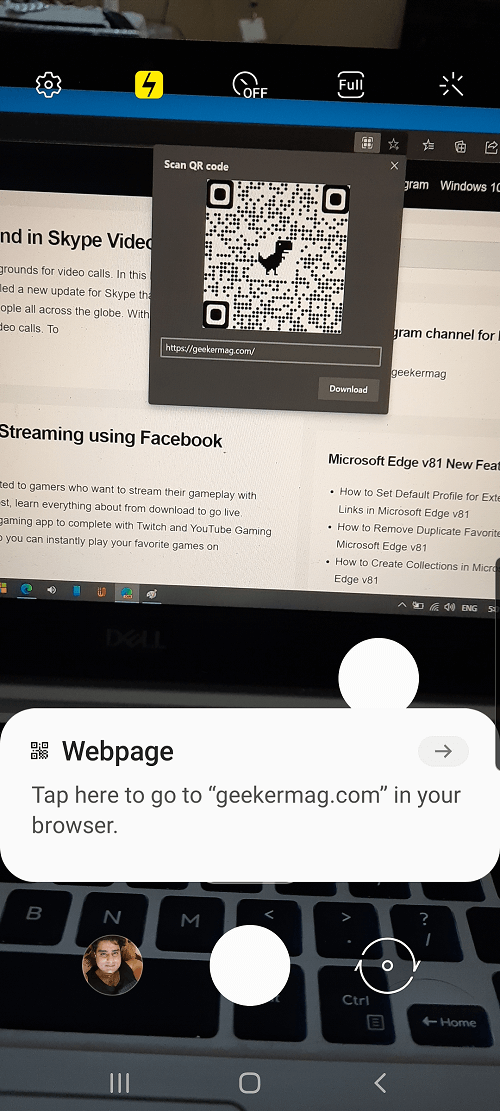 How to Share Webpage and Image via QR Code in Microsoft Edge