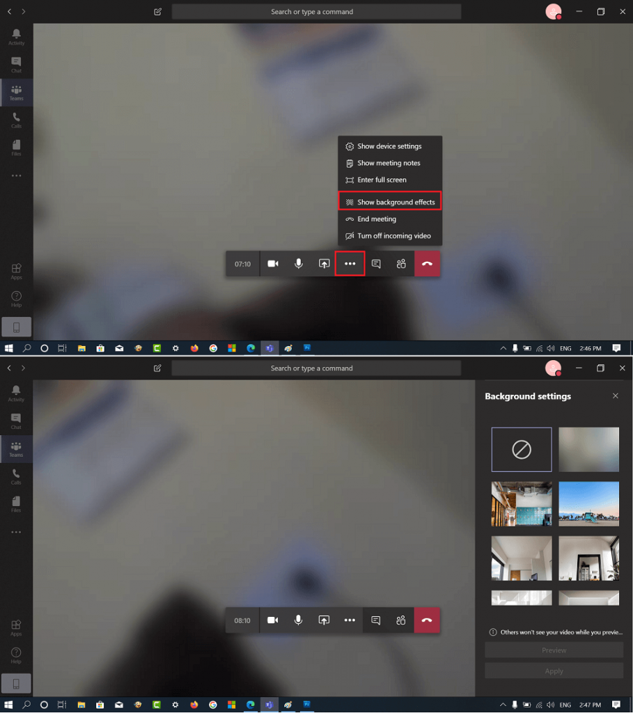 How to Use any Custom Background in Microsoft Video Calls