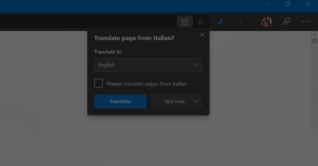 How to Translate Web Page in Microsoft Edge