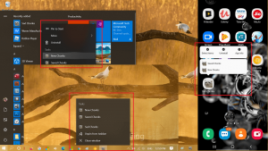 How to Enable Chrome PWAs App icon Shortcut Menu to access common tasks