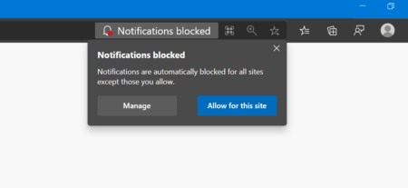 How to Enable Quiet UI for notifications in new Microsoft Edge