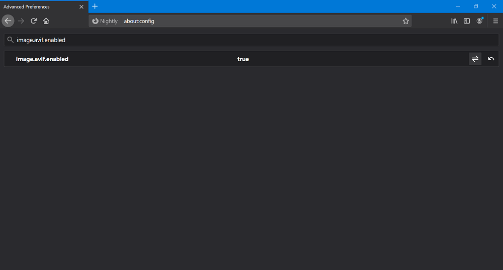 image.avif.enabled firefox preferences
