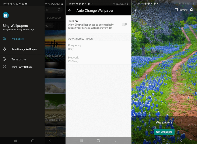 How to Daily Update Background on Android Phone using Bing Wallpaper