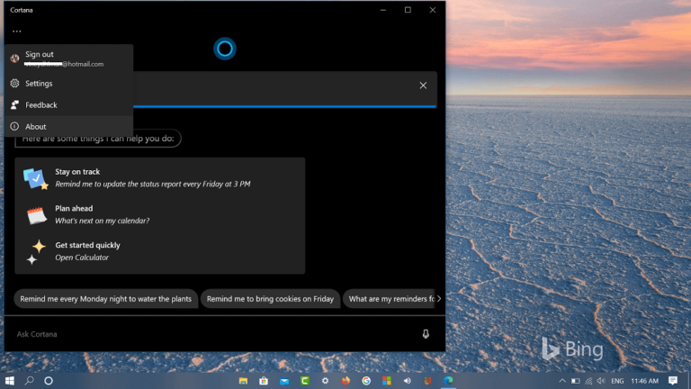 reinstall cortana app reinstall cortana app