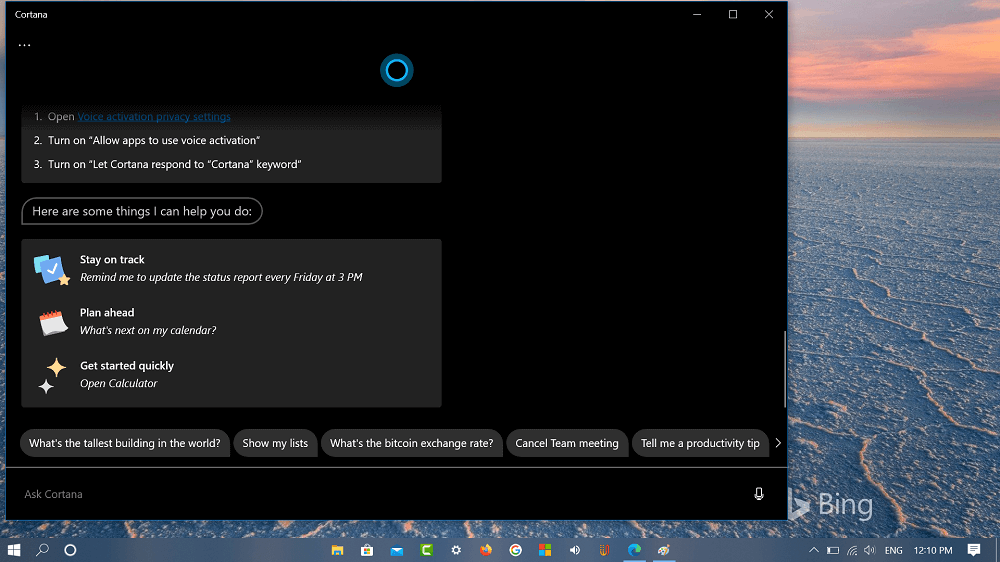 Enable   Try All New Cortana App from Windows 10 2004  Beta App  - 9