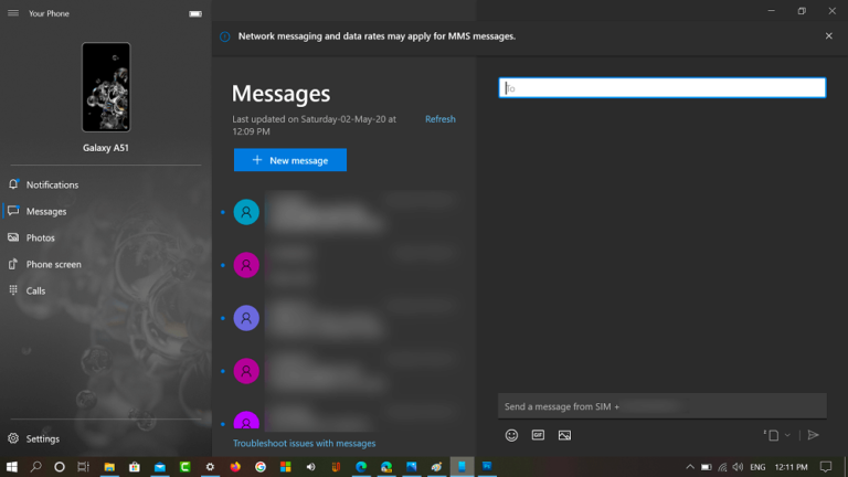 How to Link Android Phone to Windows 10 PC using Your Phone App