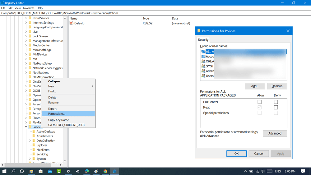 Fix   Empty  Blank  Insider Program Settings Page in Windows 10 - 6