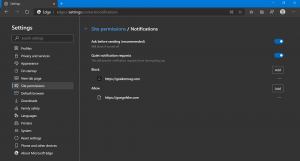 How to Use Quiet notification requests feature in Microsoft Edge