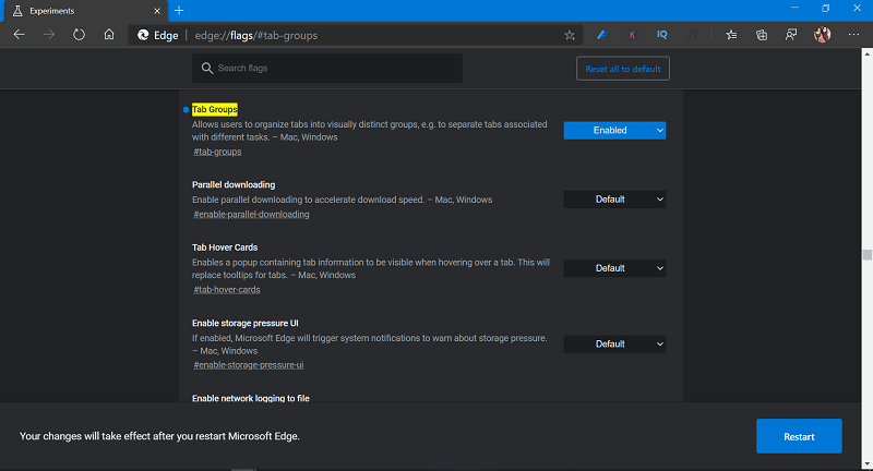 How to Enable and Use Tab Groups Feature in Microsoft Edge - 44