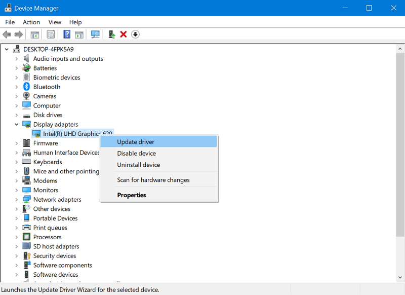 update display drivers