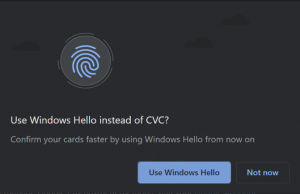 How to Make Payments in Google Chrome using Windows Hello use Windows Hello to make payments with Chrome