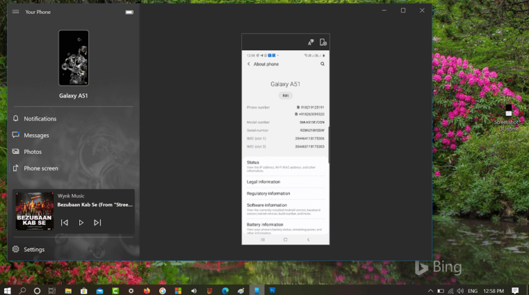 link android phone to windows 10