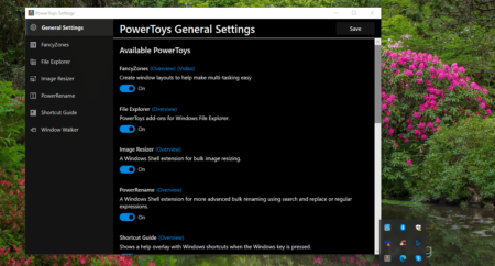 Download PowerToys app for Windows 10