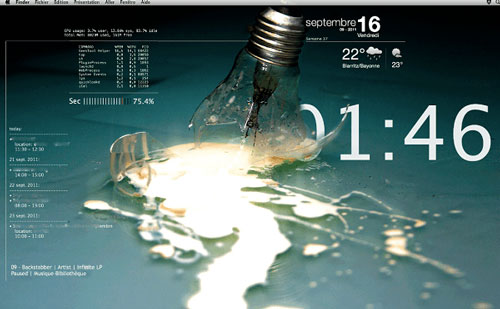 Geektool - Rainmeter Alternatives for Mac