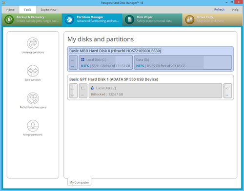 paragon disk clone