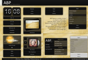 abp rainmeter skin