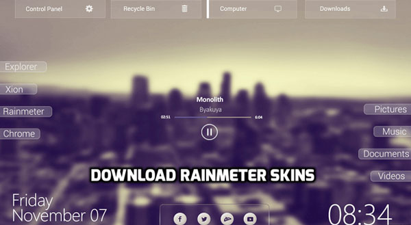 rainmeter skin installer download