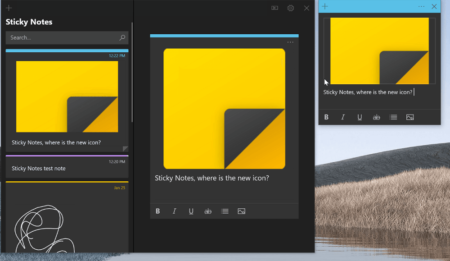 Microsoft Sticky Notes to get Enlarge Mode and Hashtag Support
