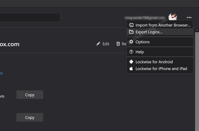 How to Export Logins   Passwords from Firefox Browser to CSV File - 8