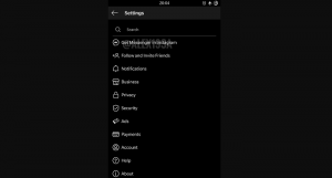 Get messenger in instagram option in instagram app