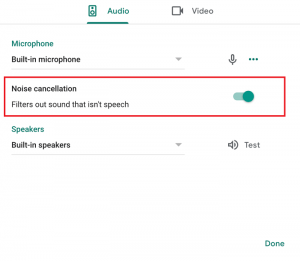 Noise Cancellation feature is rolling out to Google Meet Noise Cancellation feature is rolling out to Google Meet