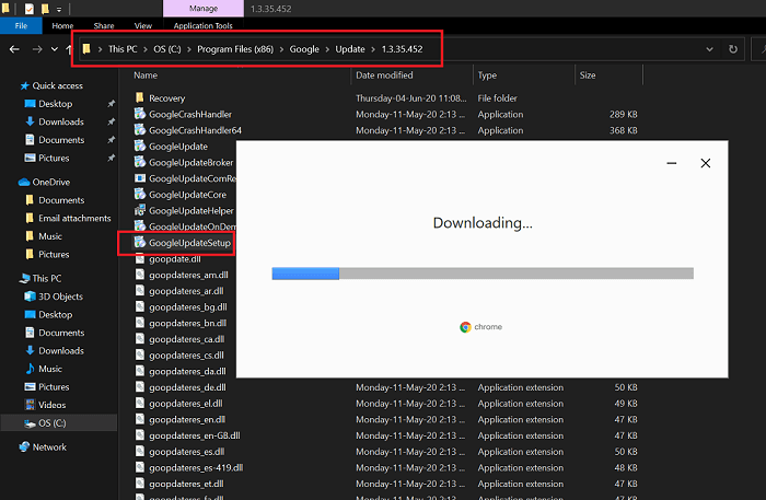 Fix  Chrome Update check failed to start error code 3  0x80040154 - 41