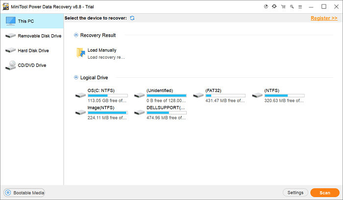 minitool data recovery program