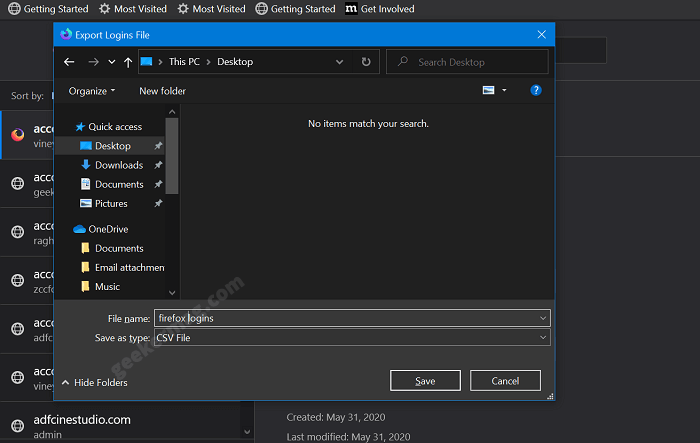 How to Export Logins   Passwords from Firefox Browser to CSV File - 12
