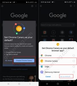 How to Set Chrome as default browser in android using default browser promo