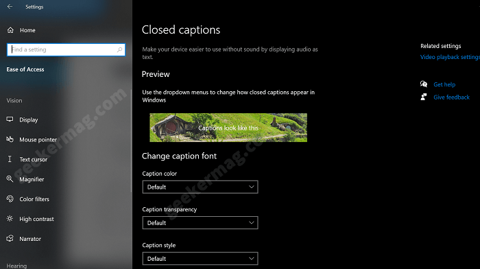 customize caption in windows 10 