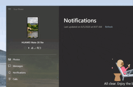 Windows 10 Your Phone app to have Device Indicators Soon