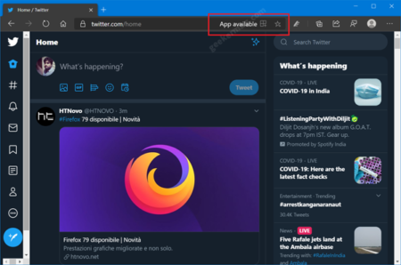 Microsoft is Testing a New Design for 'Install App' Button in Edge Omnibox