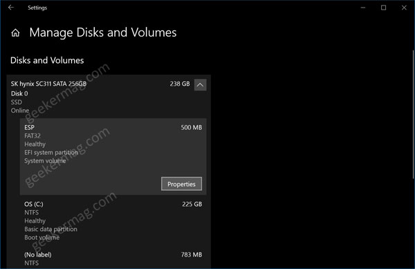 How to Enable   Use Disk Management in Windows 10 Settings App - 9