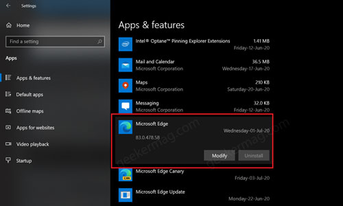 Uninstall Microsoft Edge from Windows 10  When Grey Button - 79