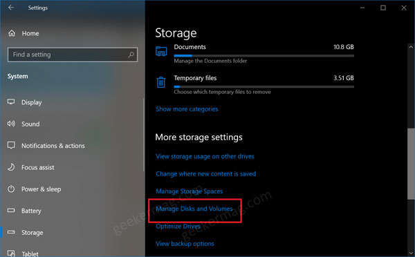 How to Enable   Use Disk Management in Windows 10 Settings App - 48