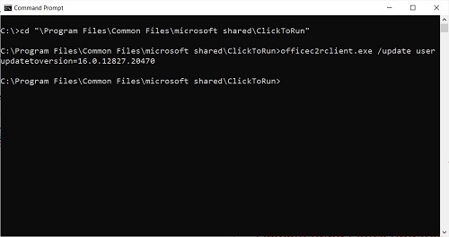 outlook command prompt