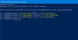 How to Reset UWP Apps using PowerShell in Windows 10 Reset UWP Apps in Windows 10 using PowerShell
