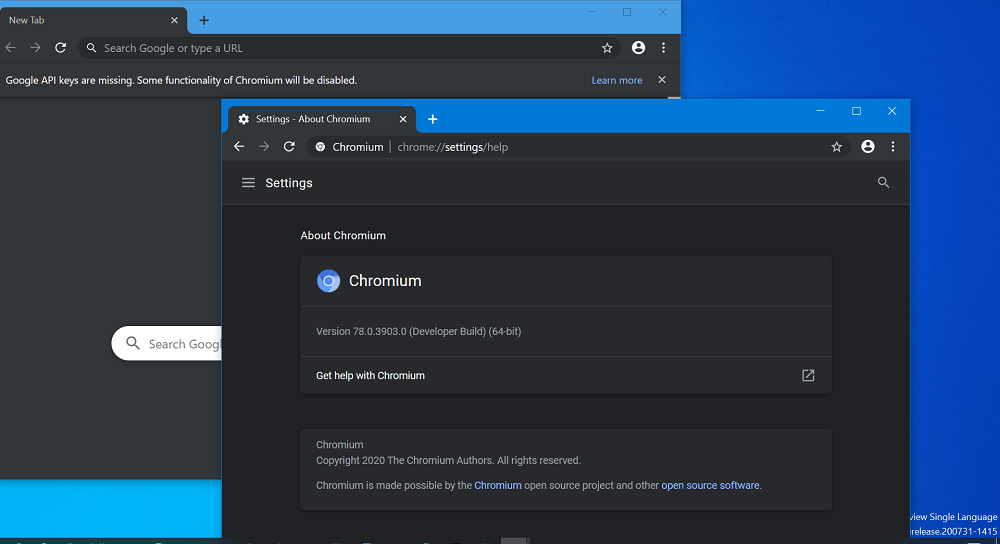 chromium browser port