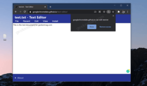 Chrome Native File System API let you Edit Offline Files & Documents Chrome Native File System API let you Edit Offline Files & Documents