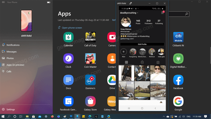 Your Phone app lets you run Android apps on Windows 10 PC - 7
