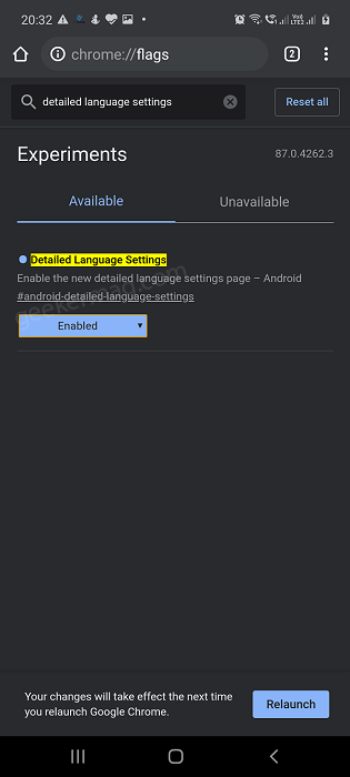Use Different languages in Chrome and Android Phone - 88