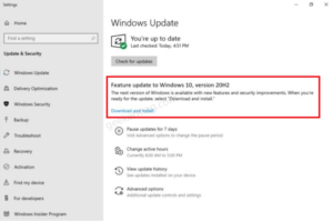 How to Get Windows 10 October 2020 Update