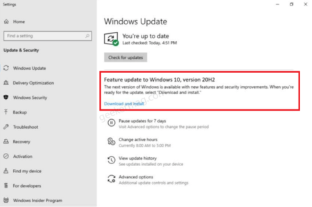 How to Get Windows 10 October 2020 Update