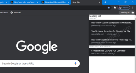 Learn, How to Enable Read Later in Chrome Canary and Save Tab to Read later