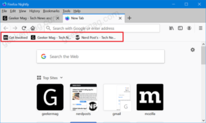 Firefox let you show Bookmarks Toolbar on New Tab Page