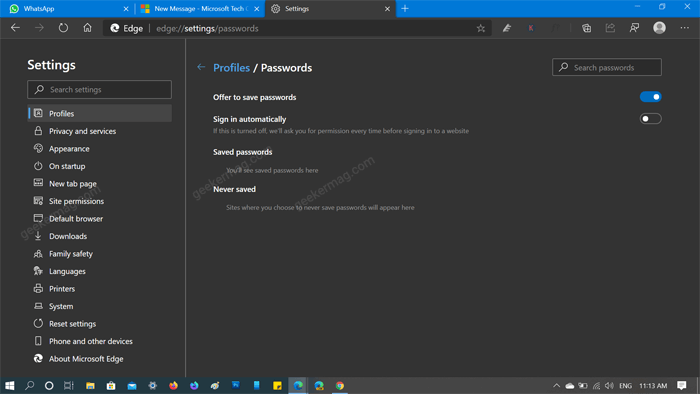 Is Edge not saving or remembering passwords – How to Fix That!